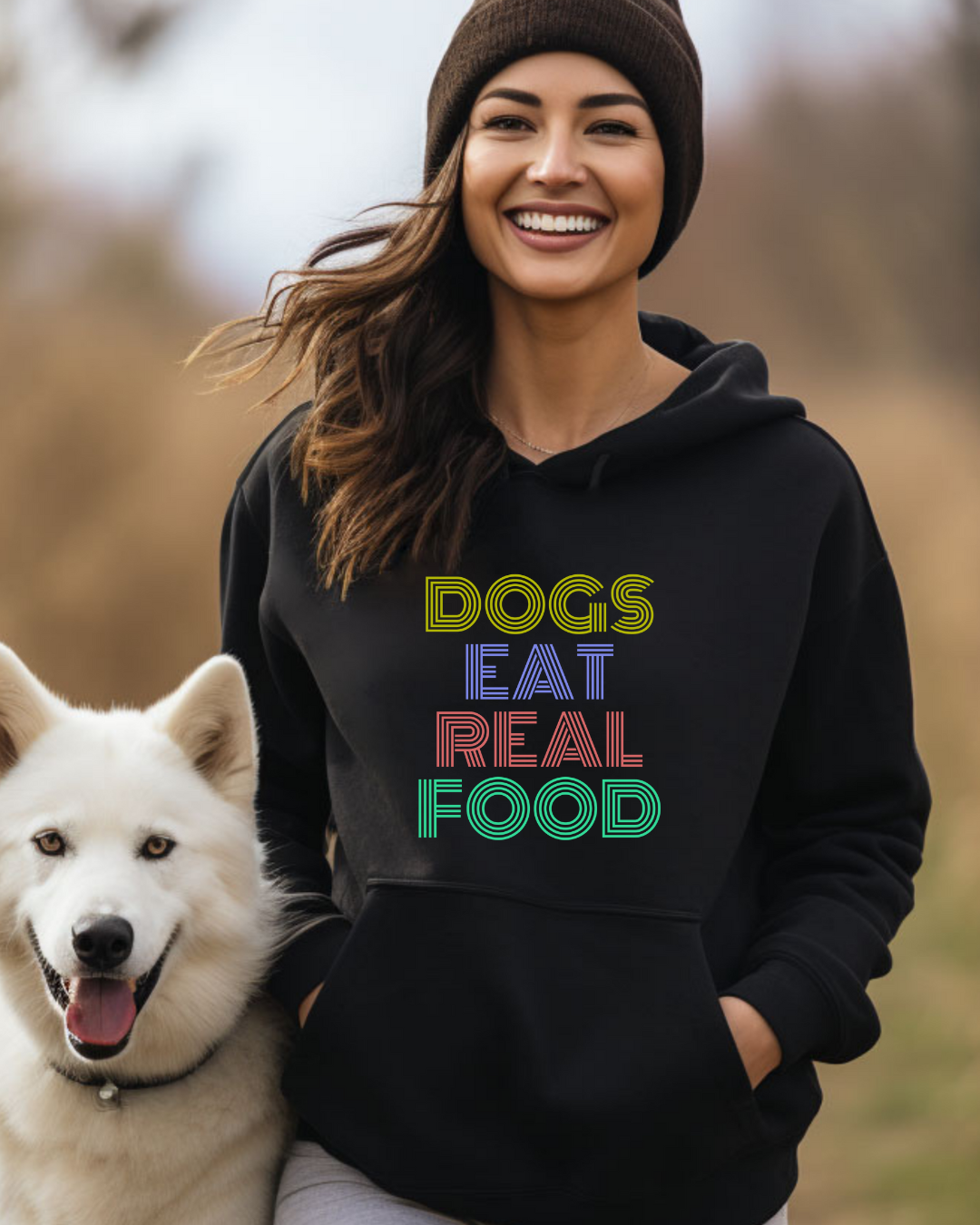 Dogs Eat Premium Hoodie